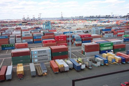 Part of the A.P. Moller Container terminal at Port Elizabeth