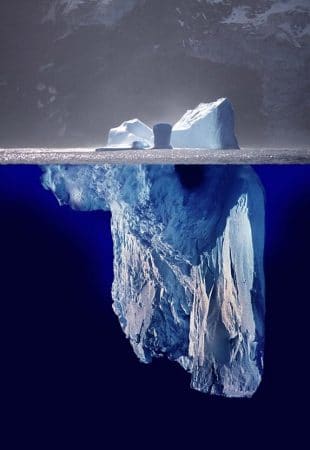 Iceberg partie immergée