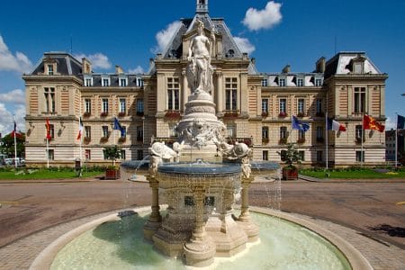 Fontaine de l'hôtel de ville de Evreux