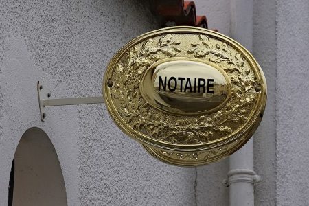 enseigne de notaire