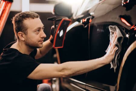 detailing automobile