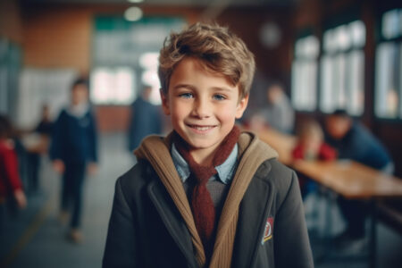 enfant à l'école en soutien scolaire