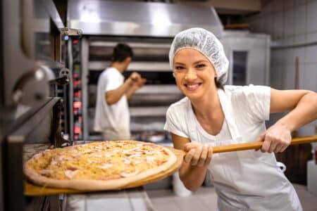 pizzaiolo femme