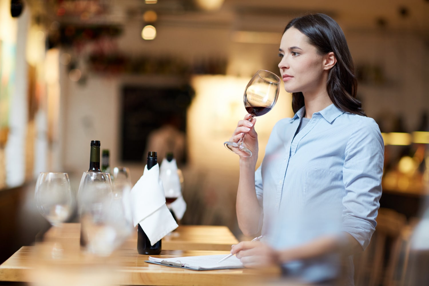 sommeliere comparer sortes vin
