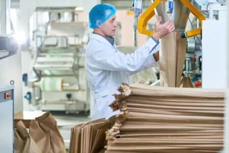 machine usine papier carton