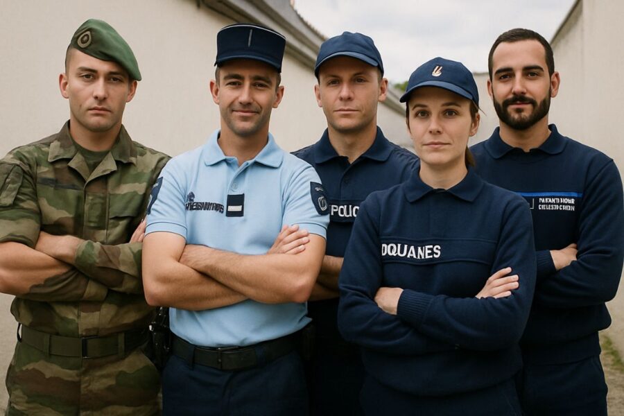 uniformes metiers defense securite
