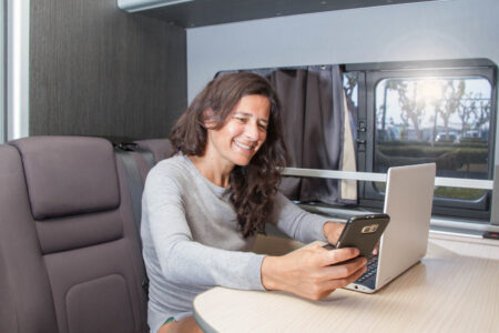 travailler dans le train