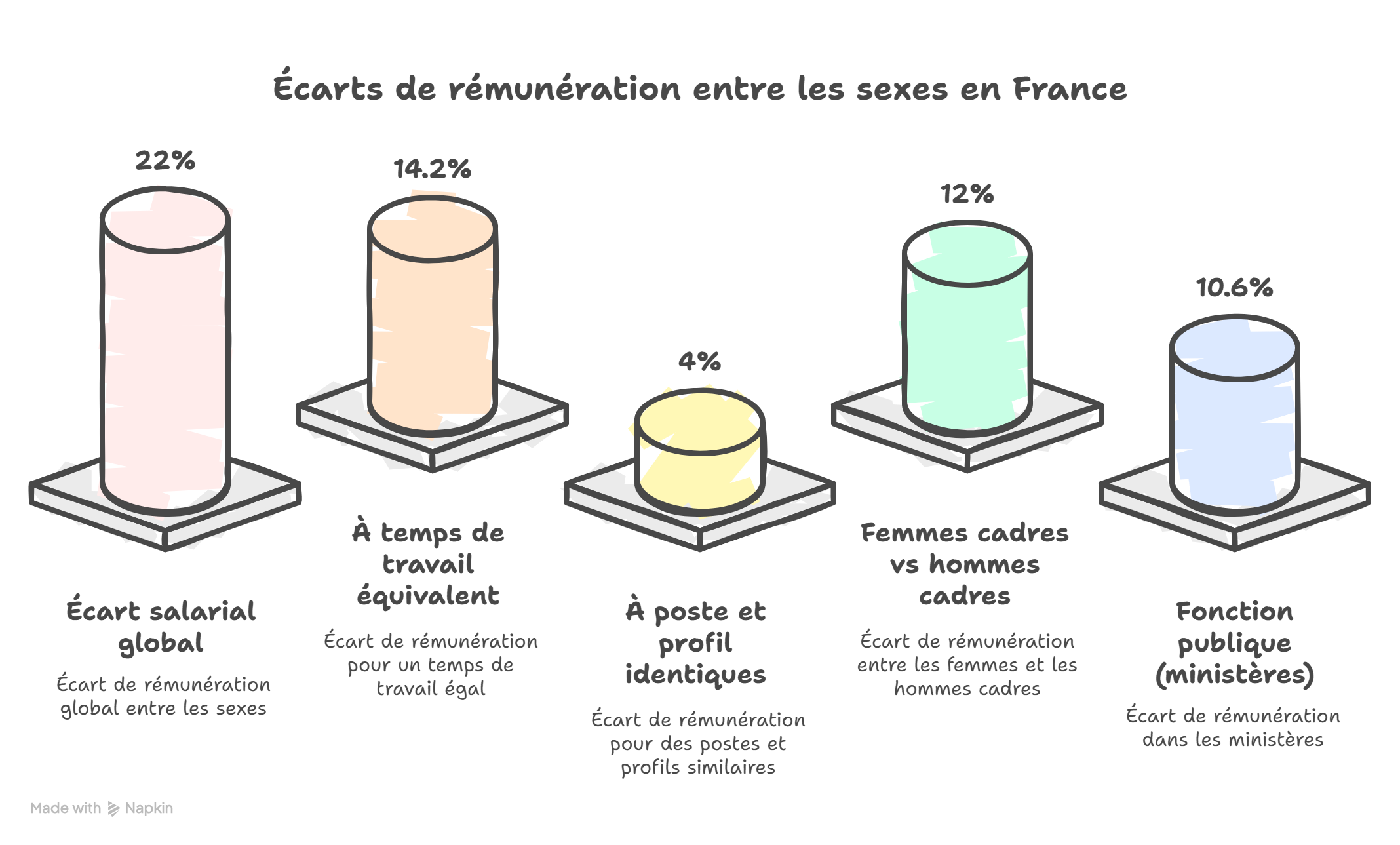 les inégalités salariales entre les hommes et les femmes visual selection
