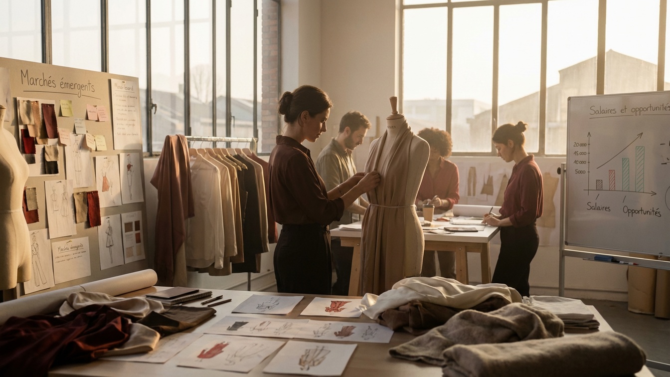 Devenir Designer de mode : Salaires, débouchés..
